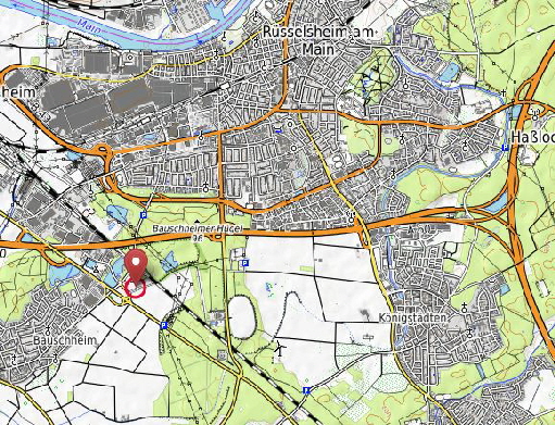 Karte Bauschheim